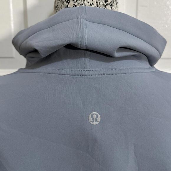 Lululemon Full Flourish Pullover Size 4 Chambray Blue Oversized Funnel Neck $128 - Picture 4 of 5